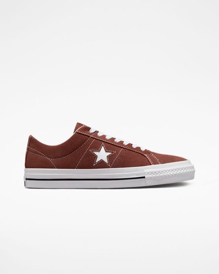 Men's Converse One Star Pro Skate Shoes Red / White / Black | AU 4E896O